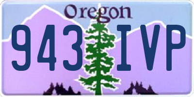 OR license plate 943IVP