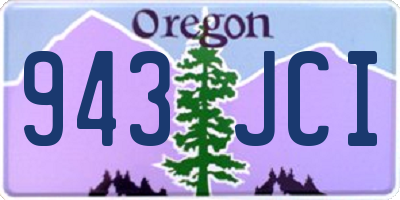 OR license plate 943JCI