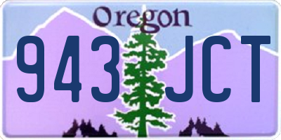 OR license plate 943JCT