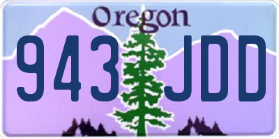 OR license plate 943JDD
