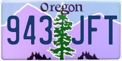 OR license plate 943JFT