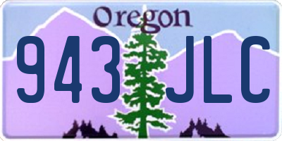 OR license plate 943JLC