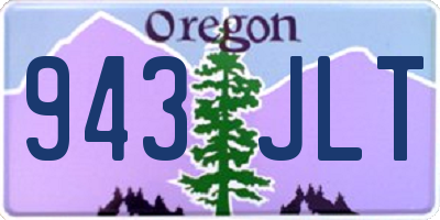 OR license plate 943JLT