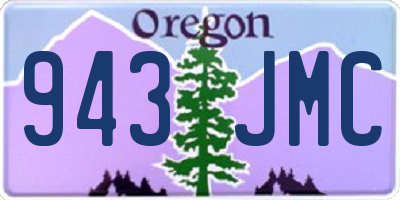 OR license plate 943JMC
