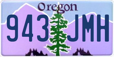 OR license plate 943JMH