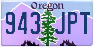 OR license plate 943JPT