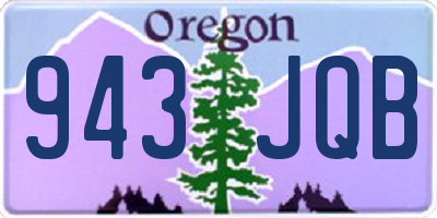 OR license plate 943JQB