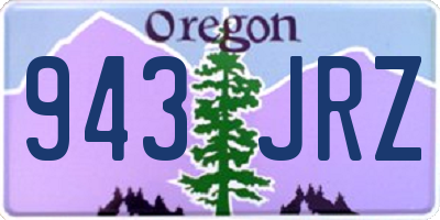 OR license plate 943JRZ