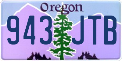 OR license plate 943JTB