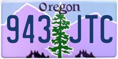 OR license plate 943JTC