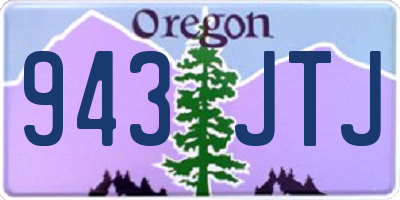 OR license plate 943JTJ