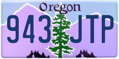 OR license plate 943JTP