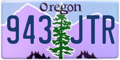 OR license plate 943JTR