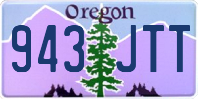 OR license plate 943JTT