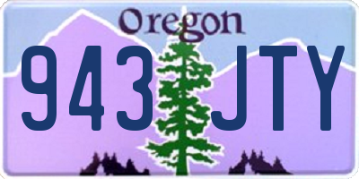 OR license plate 943JTY