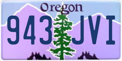 OR license plate 943JVI