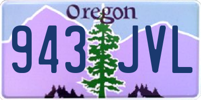 OR license plate 943JVL
