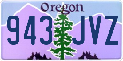 OR license plate 943JVZ