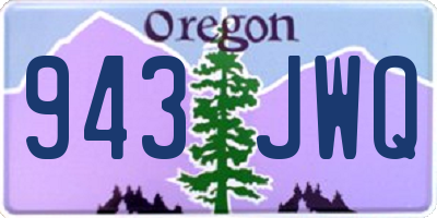 OR license plate 943JWQ