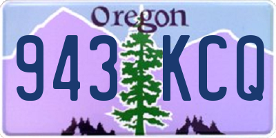 OR license plate 943KCQ