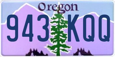 OR license plate 943KQQ