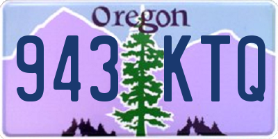OR license plate 943KTQ