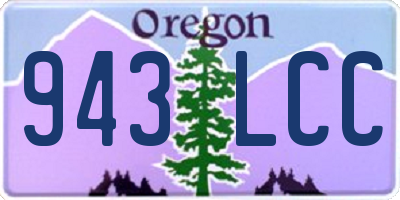 OR license plate 943LCC