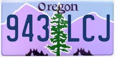 OR license plate 943LCJ