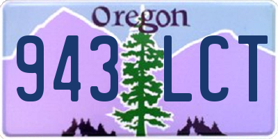 OR license plate 943LCT