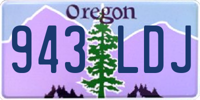 OR license plate 943LDJ