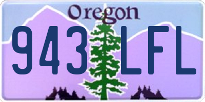 OR license plate 943LFL