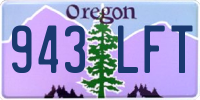 OR license plate 943LFT