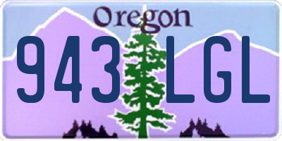 OR license plate 943LGL