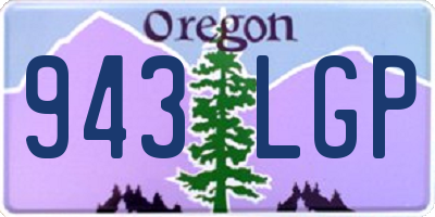 OR license plate 943LGP