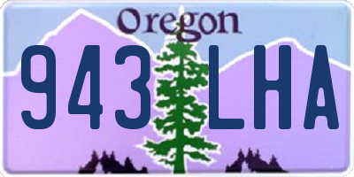 OR license plate 943LHA