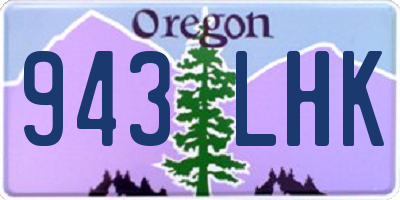 OR license plate 943LHK