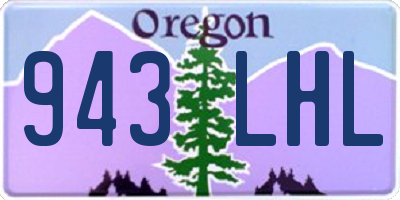 OR license plate 943LHL
