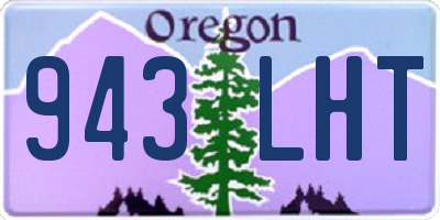 OR license plate 943LHT