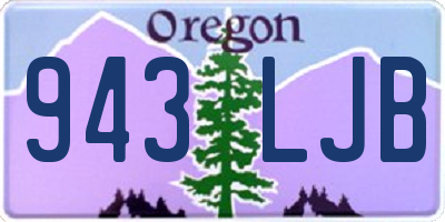 OR license plate 943LJB