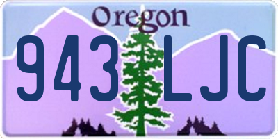 OR license plate 943LJC