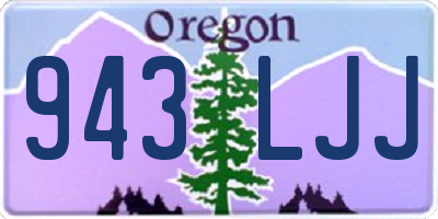 OR license plate 943LJJ