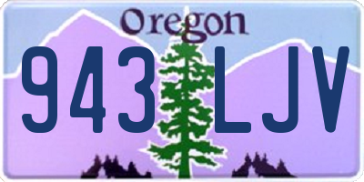 OR license plate 943LJV