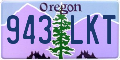 OR license plate 943LKT