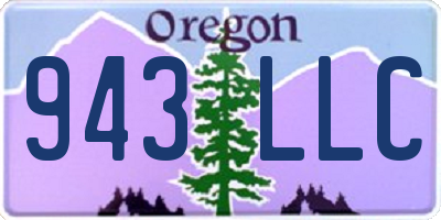 OR license plate 943LLC