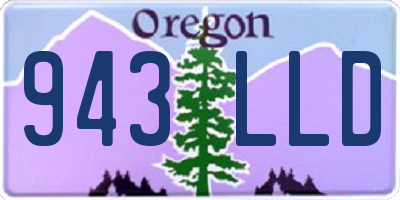 OR license plate 943LLD
