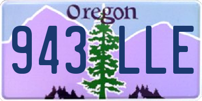 OR license plate 943LLE