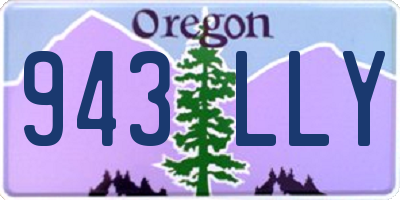 OR license plate 943LLY
