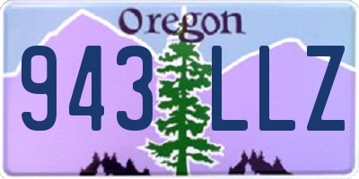OR license plate 943LLZ