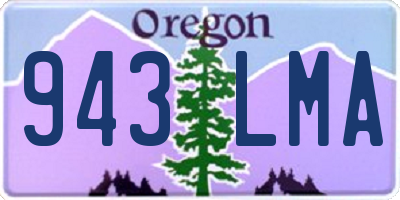 OR license plate 943LMA
