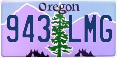 OR license plate 943LMG